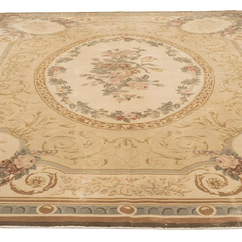 El Dokuma Vintage Halı - 243 cm x 296 cm - K0084147