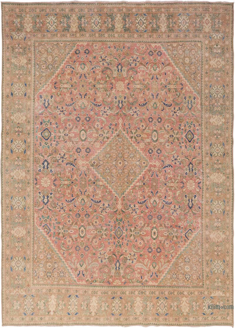 El Dokuma Vintage Halı - 284 cm x 392 cm - K0084149