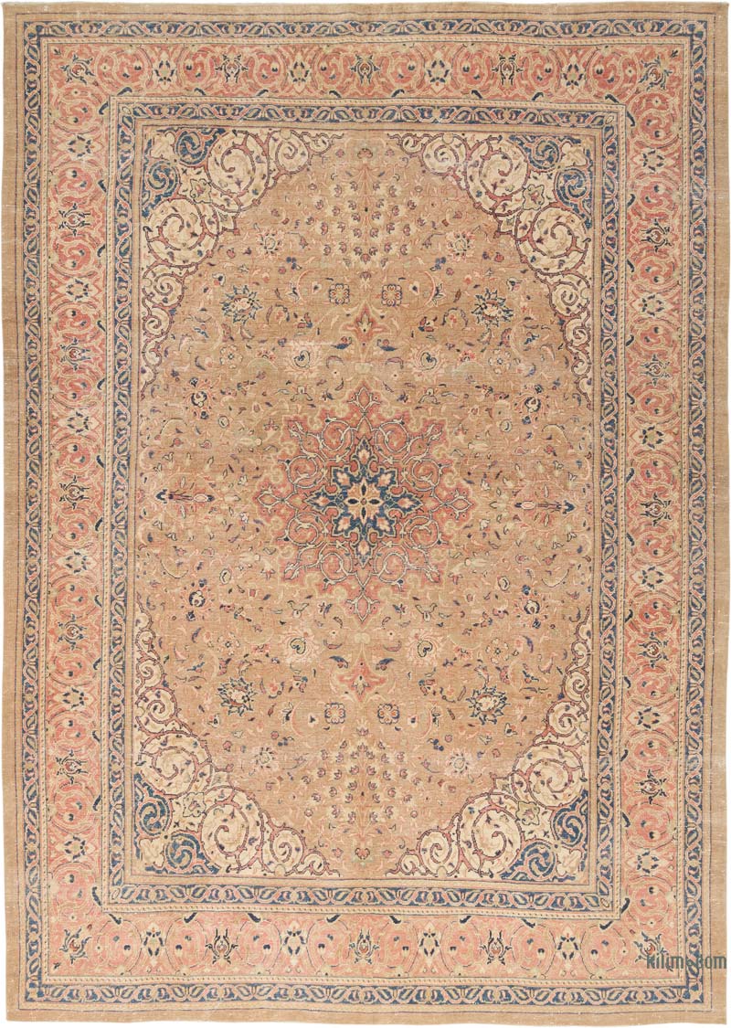 El Dokuma Vintage Halı - 275 cm x 377 cm - K0084150