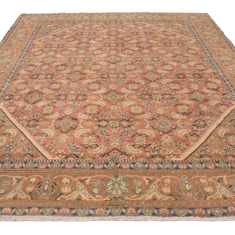 Vintage Hand-Knotted Oriental Rug - 6' 11" x 10'  (83" x 120") - K0084151