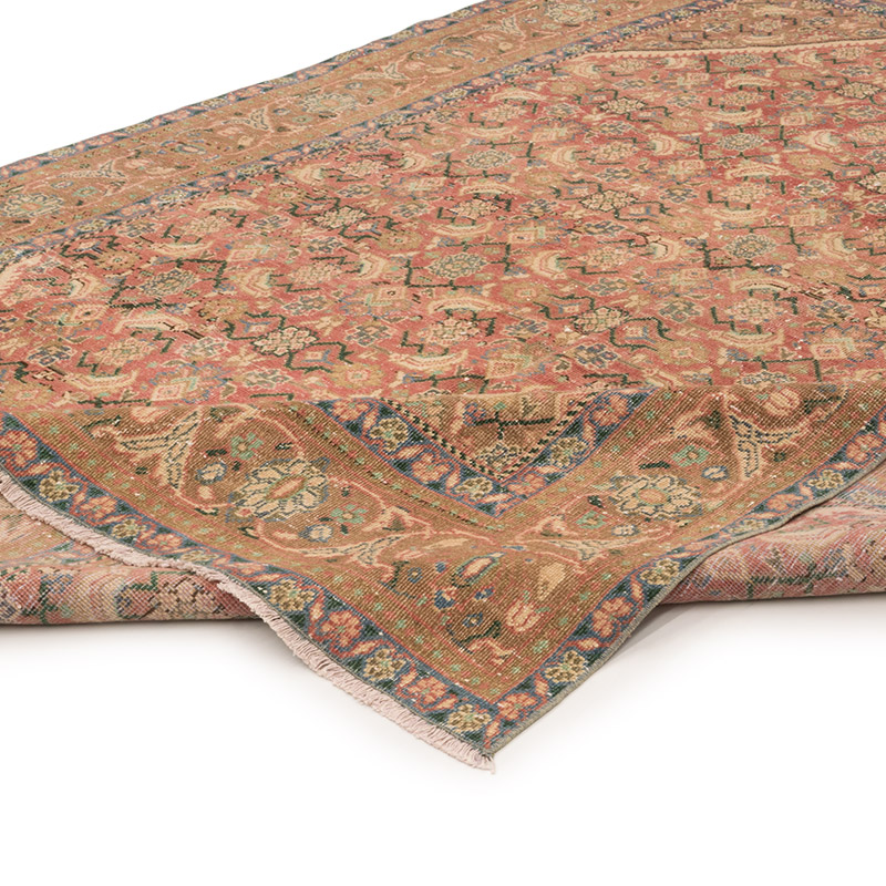 Vintage Hand-Knotted Oriental Rug - 6' 11" x 10'  (83" x 120") - K0084151