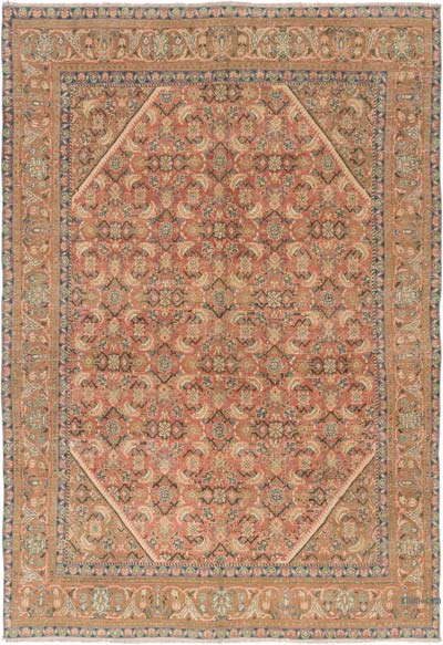 Alfombra Oriental Vintage Anudada a Mano - 211 cm x 305 cm