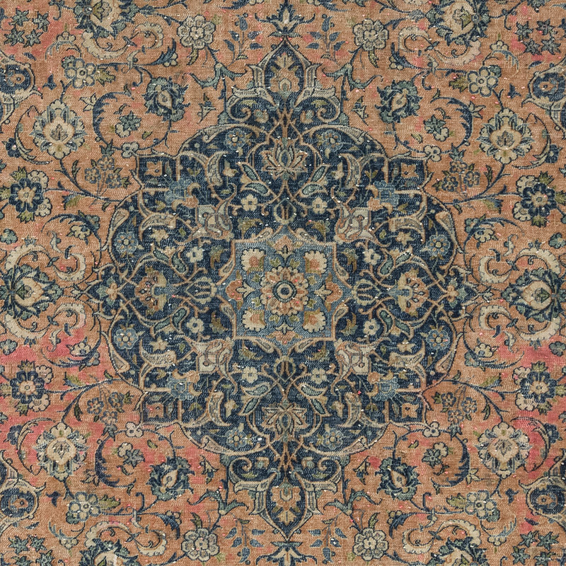 Vintage Hand-Knotted Oriental Rug - 7' 5" x 11' 3" (89" x 135") - K0084152