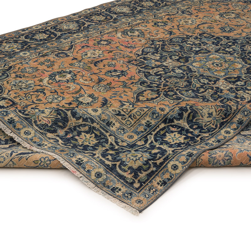 Vintage Hand-Knotted Oriental Rug - 7' 5" x 11' 3" (89" x 135") - K0084152