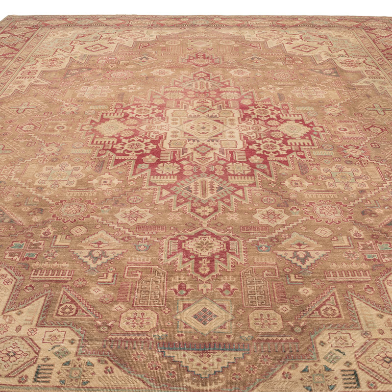 Alfombra Oriental Vintage Anudada a Mano - 297 cm x 385 cm - K0084153