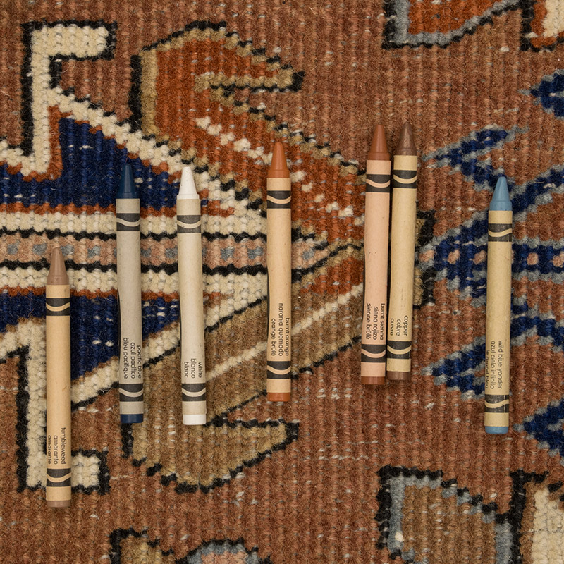 Vintage Hand-Knotted Oriental Rug - 7' 1" x 10' 4" (85" x 124") - K0084154