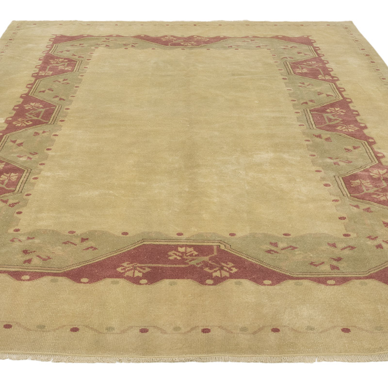 El Dokuma Vintage Halı - 197 cm x 274 cm - K0084156