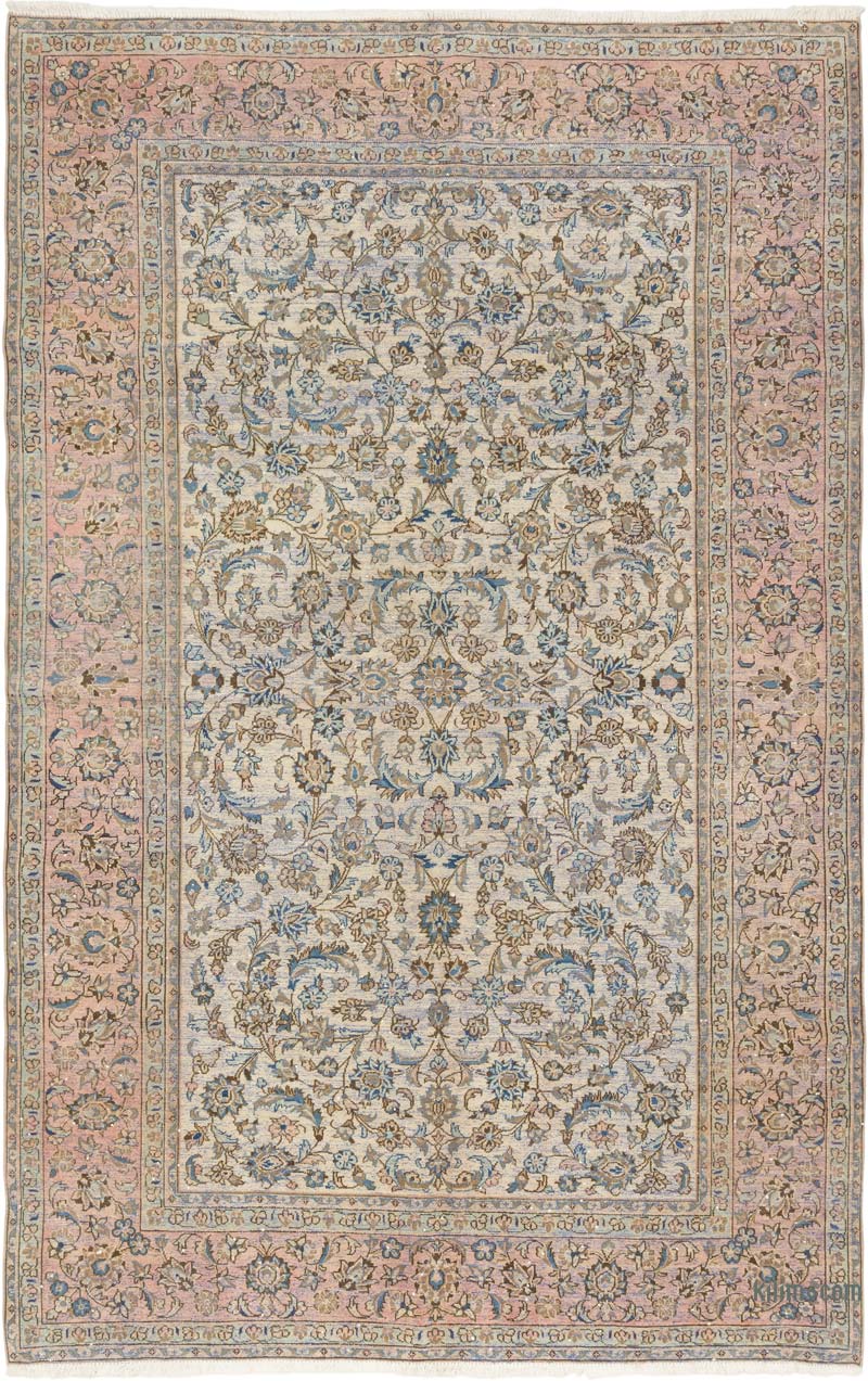 El Dokuma Vintage Halı - 194 cm x 304 cm - K0084157