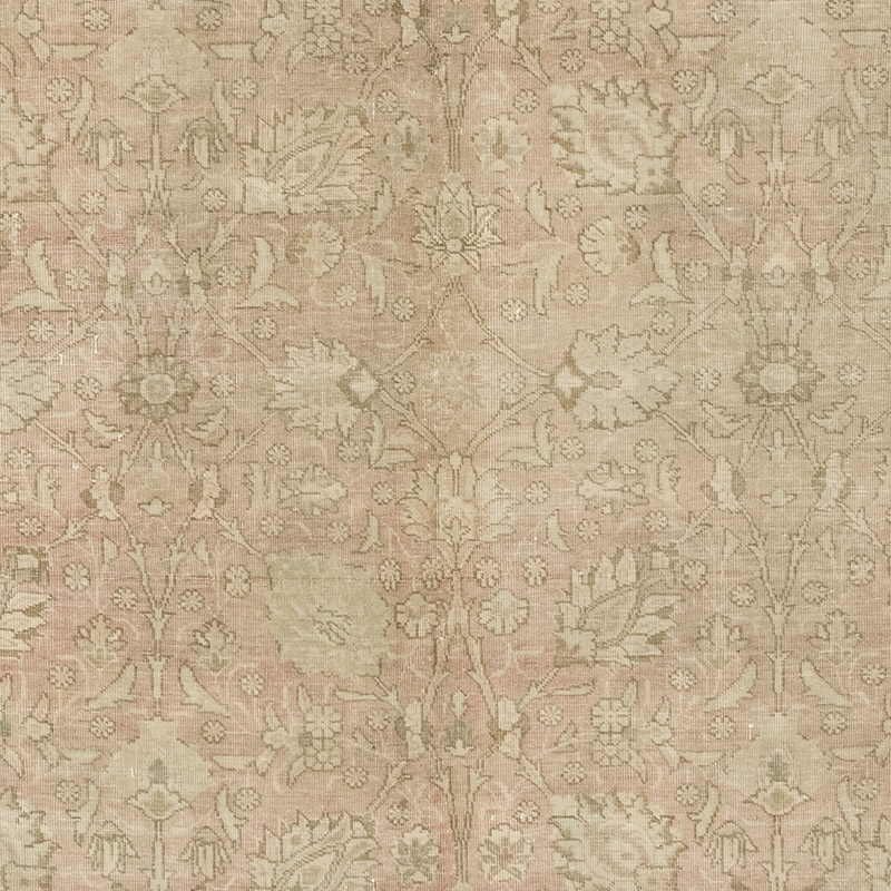 Vintage Hand-Knotted Oriental Rug - 9' 7" x 9' 5" (115" x 113") - K0084160