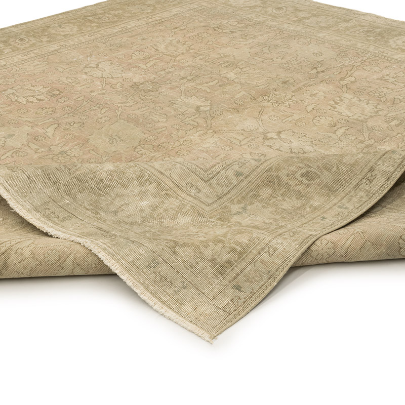 Vintage Hand-Knotted Oriental Rug - 9' 7" x 9' 5" (115" x 113") - K0084160
