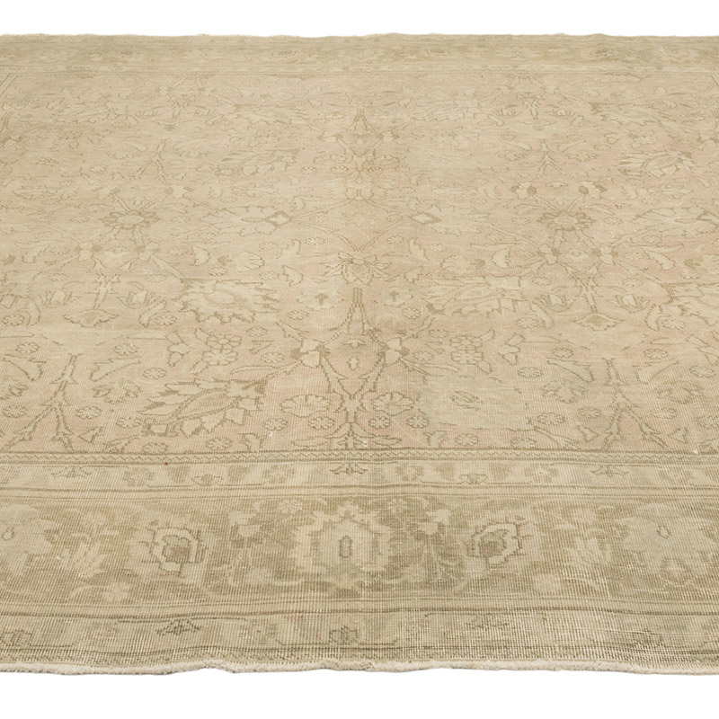 Vintage Hand-Knotted Oriental Rug - 9' 7" x 9' 5" (115" x 113") - K0084160