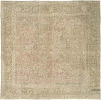 El Dokuma Vintage Halı - 292 cm x 286 cm