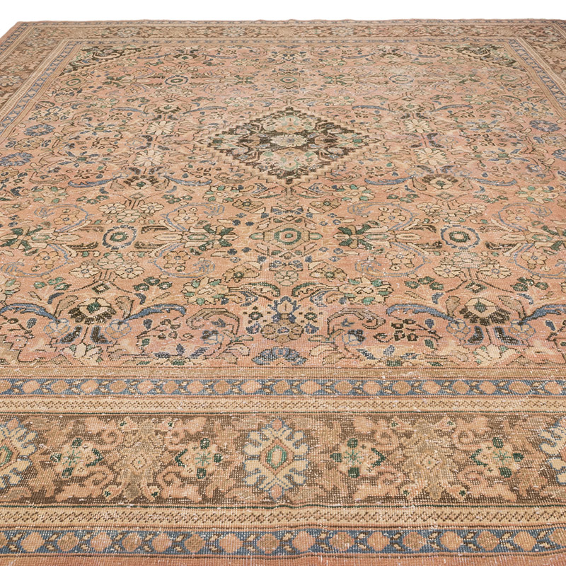 Vintage Hand-Knotted Oriental Rug - 10'  x 12' 8" (120" x 152") - K0084163