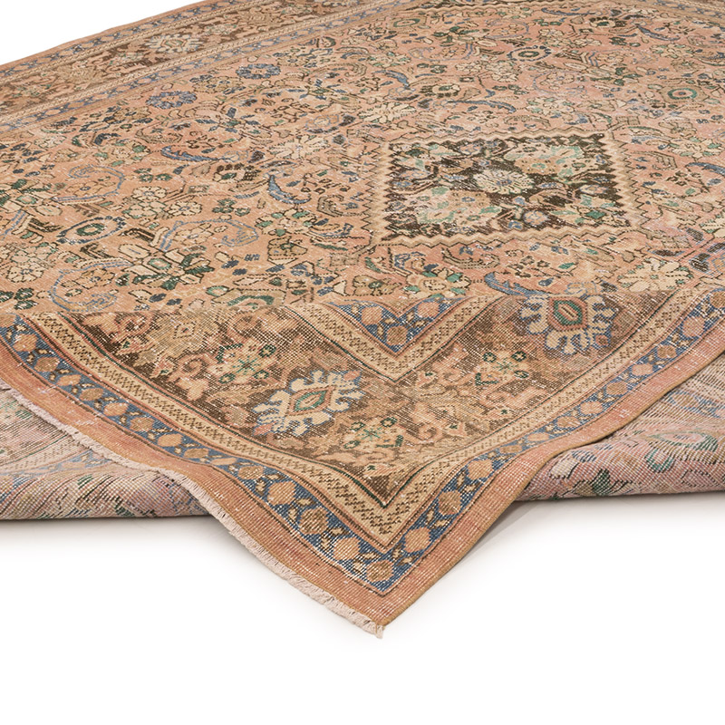 Vintage Hand-Knotted Oriental Rug - 10'  x 12' 8" (120" x 152") - K0084163
