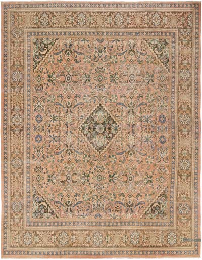 El Dokuma Vintage Halı - 305 cm x 386 cm