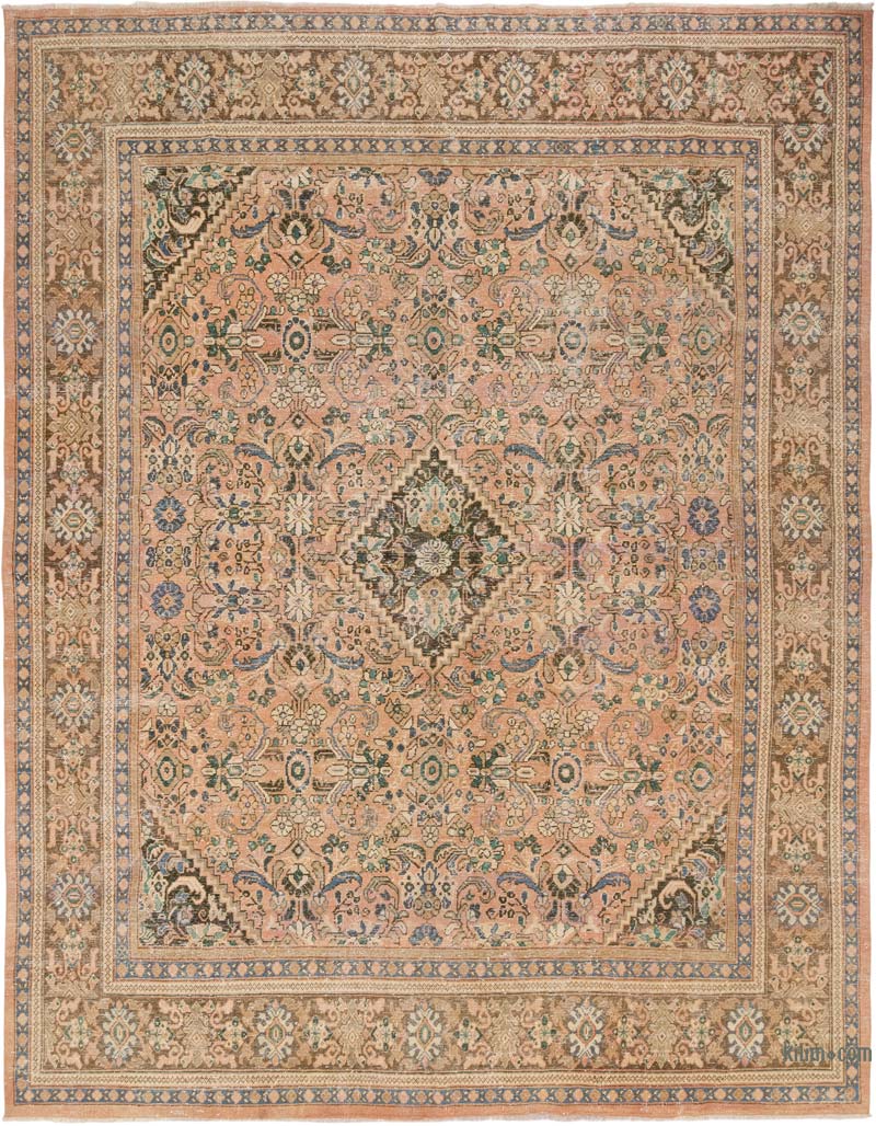 Vintage Hand-Knotted Oriental Rug - 10'  x 12' 8" (120" x 152") - K0084163