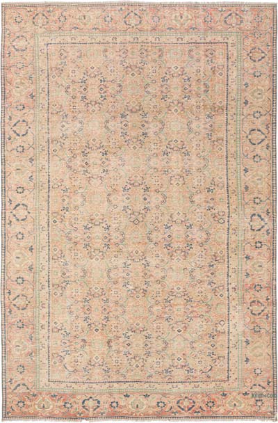 Vintage Turkish Hand-Knotted Rug - 6' 8" x 9' 11" (80" x 119")