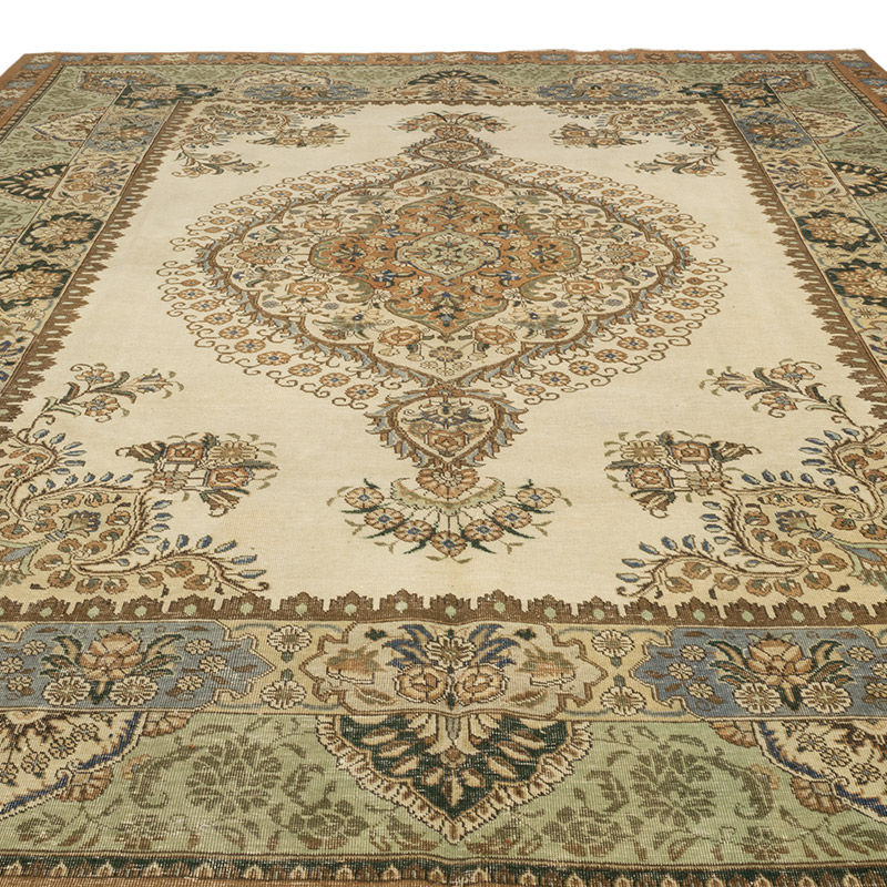 El Dokuma Vintage Halı - 277 cm x 368 cm - K0084166