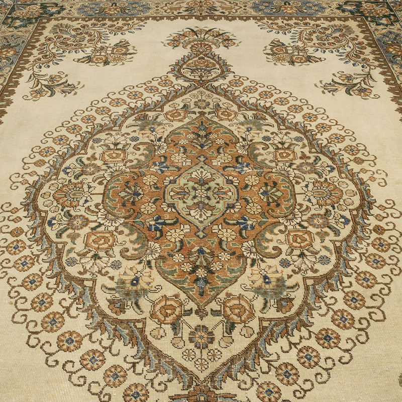 El Dokuma Vintage Halı - 277 cm x 368 cm - K0084166