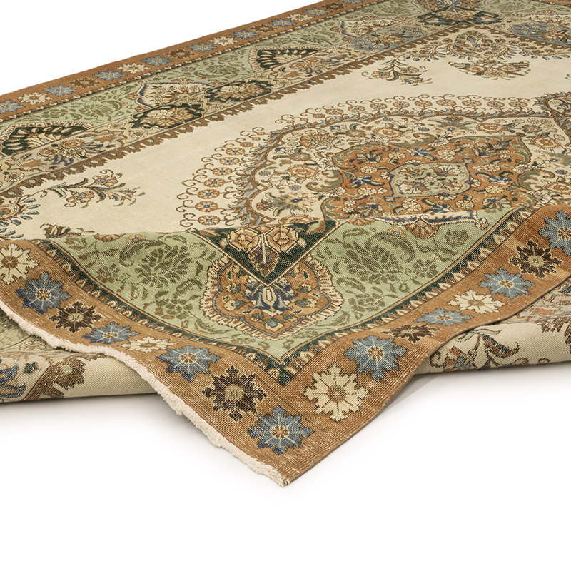 El Dokuma Vintage Halı - 277 cm x 368 cm - K0084166