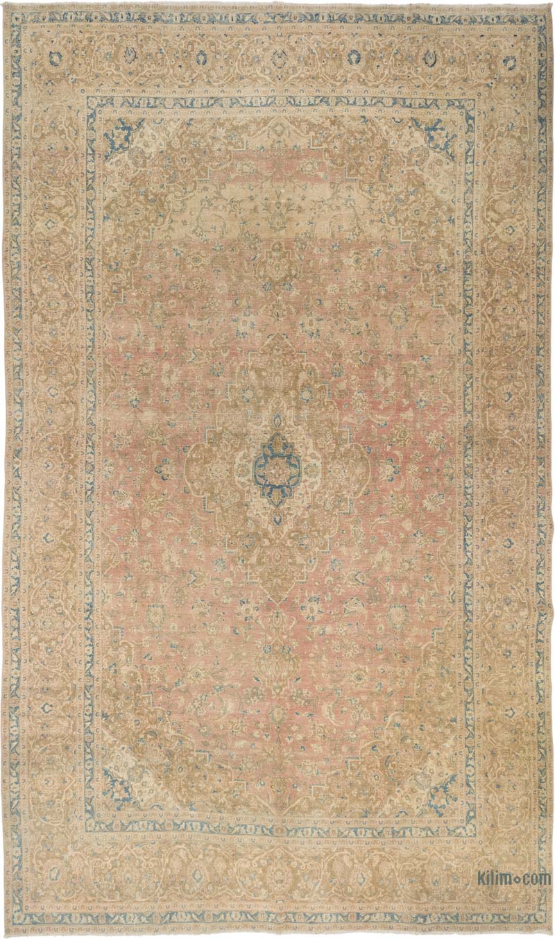 Vintage Hand-Knotted Oriental Rug - 9' 5" x 15' 10" (113" x 190") - K0084167