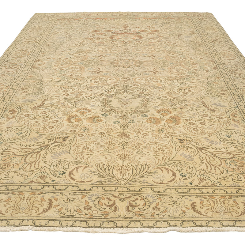Alfombra Vintage Turca Anudada a Mano - 200 cm x 307 cm - K0084169