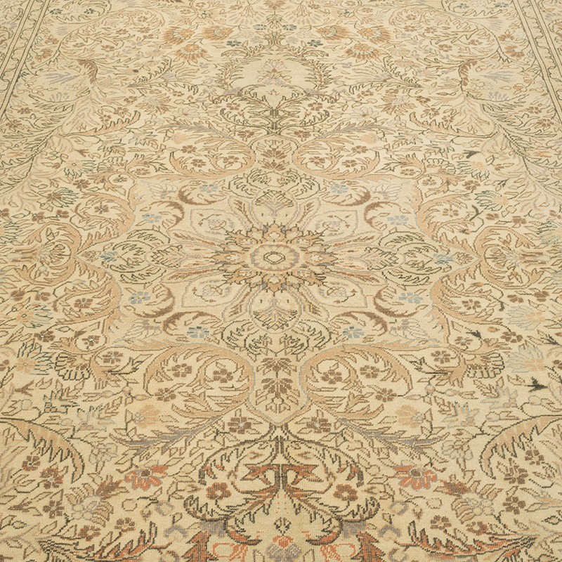 Alfombra Vintage Turca Anudada a Mano - 200 cm x 307 cm - K0084169