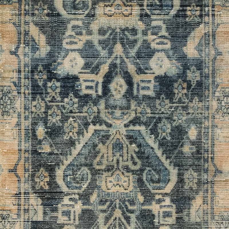 Corredora Anudada a Mano Oriental Vintage - 120 cm x 481 cm - K0084170