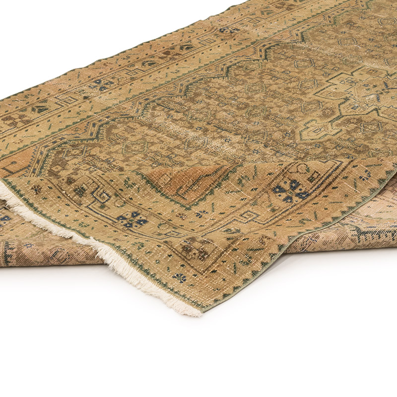 Alfombra Oriental Vintage Anudada a Mano - 166 cm x 343 cm - K0084171