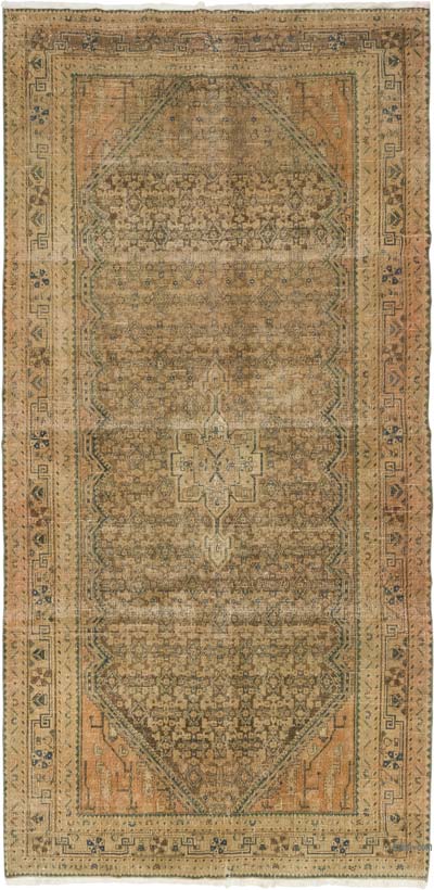 El Dokuma Vintage Halı - 166 cm x 343 cm