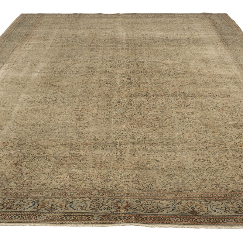 Vintage Hand-Knotted Oriental Rug - 7' 7" x 11' 2" (91" x 134") - K0084172