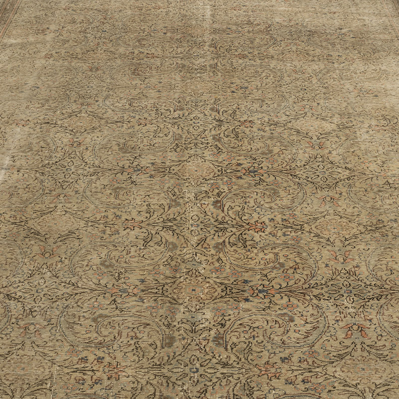 Vintage Hand-Knotted Oriental Rug - 7' 7" x 11' 2" (91" x 134") - K0084172