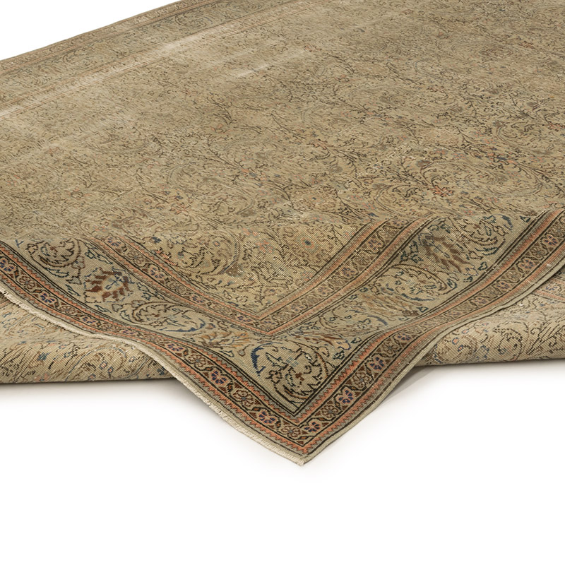 Vintage Hand-Knotted Oriental Rug - 7' 7" x 11' 2" (91" x 134") - K0084172