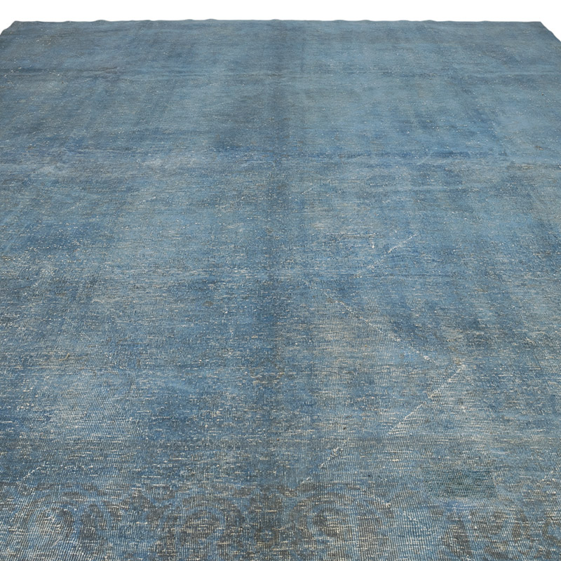Overdyed Vintage Hand-knotted Oriental Rug - 9' 8" x 13'  (116" x 156") - K0084173