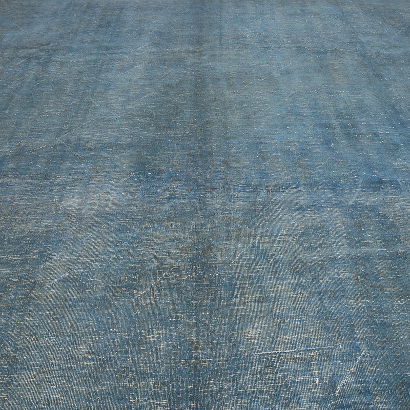 Overdyed Vintage Hand-knotted Oriental Rug - 9' 8" x 13'  (116" x 156") - K0084173