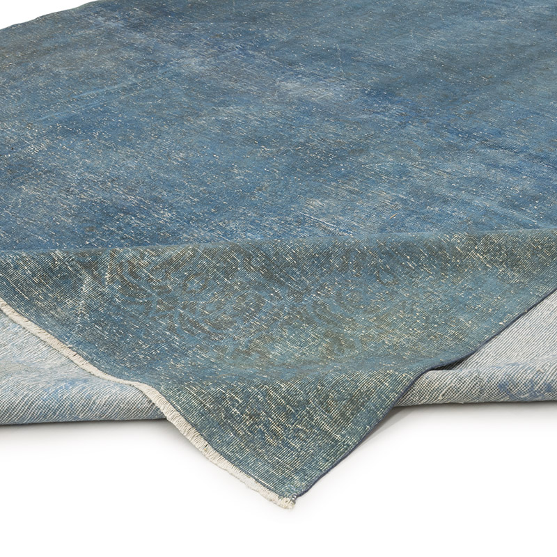Overdyed Vintage Hand-knotted Oriental Rug - 9' 8" x 13'  (116" x 156") - K0084173