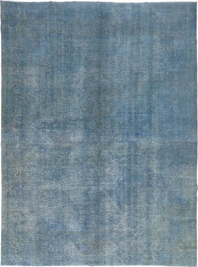Overdyed Vintage Hand-knotted Oriental Rug - 9' 8" x 13'  (116" x 156")