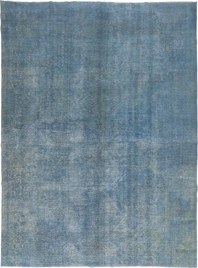 Overdyed Vintage Hand-knotted Oriental Rug - 9' 8" x 13'  (116" x 156") - K0084173