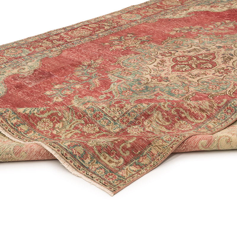 Vintage Hand-Knotted Oriental Rug - 7' 1" x 11'  (85" x 132") - K0084174
