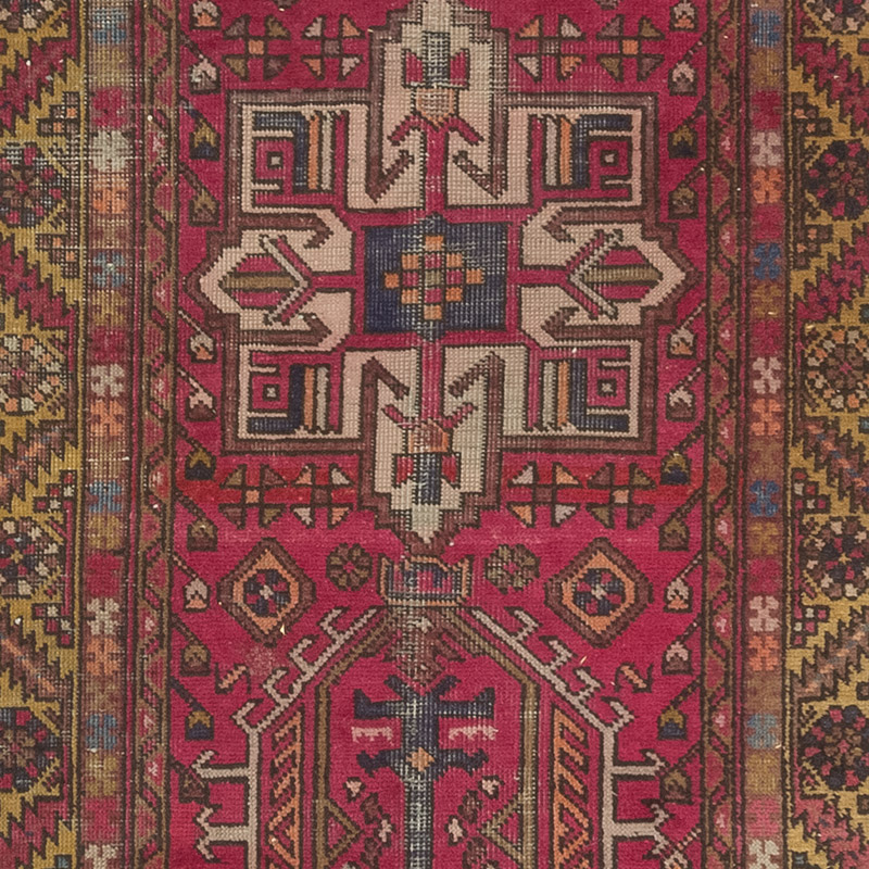 Corredora Anudada a Mano Oriental Vintage - 100 cm x 400 cm - K0084175