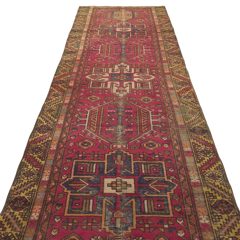 Corredora Anudada a Mano Oriental Vintage - 100 cm x 400 cm - K0084175