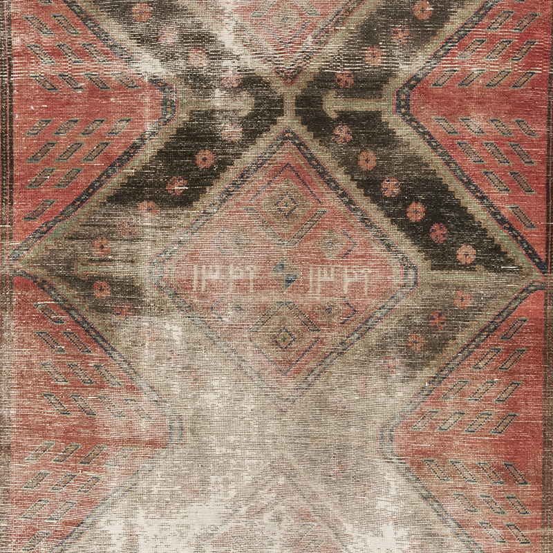 Alfombra Vintage Turca Anudada a Mano - 151 cm x 313 cm - K0084176