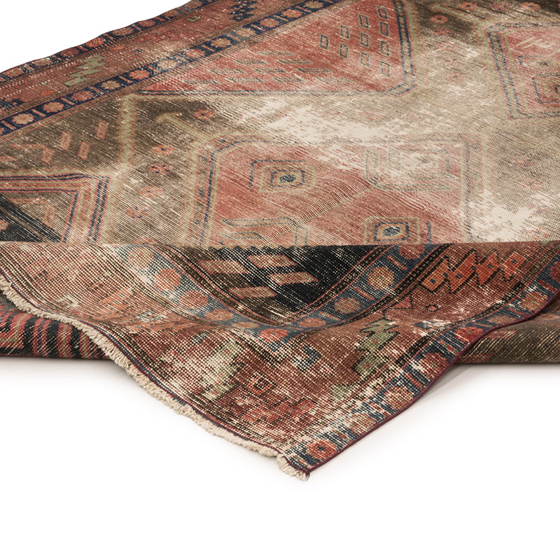 Alfombra Vintage Turca Anudada a Mano - 151 cm x 313 cm - K0084176