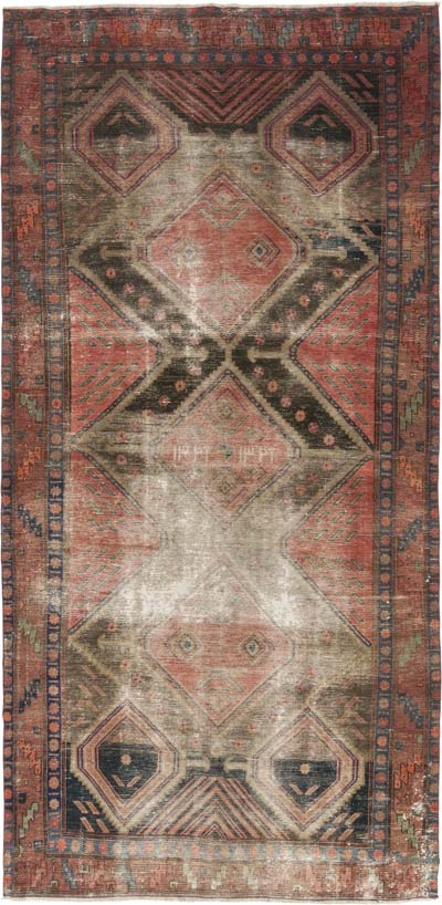 Alfombra Vintage Turca Anudada a Mano - 151 cm x 313 cm