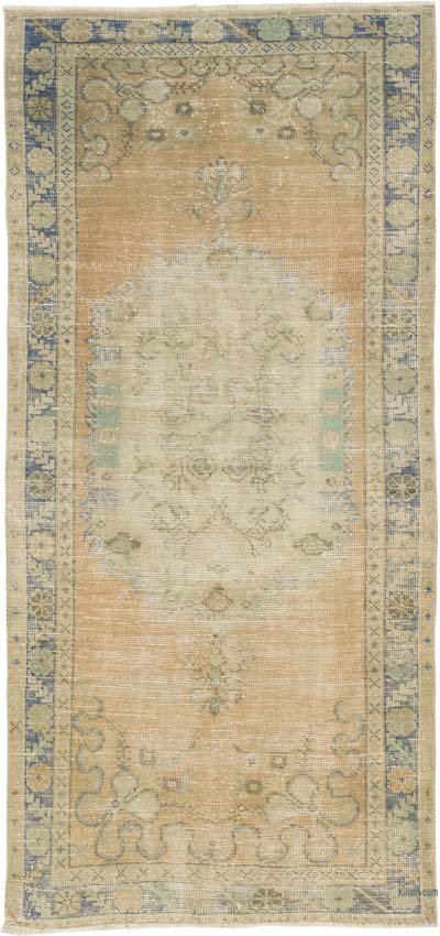 El Dokuma Vintage Halı - 92 cm x 196 cm