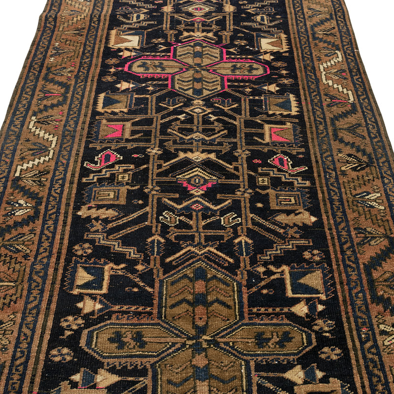 Corredora Anudada a Mano Oriental Vintage - 106 cm x 356 cm - K0084180