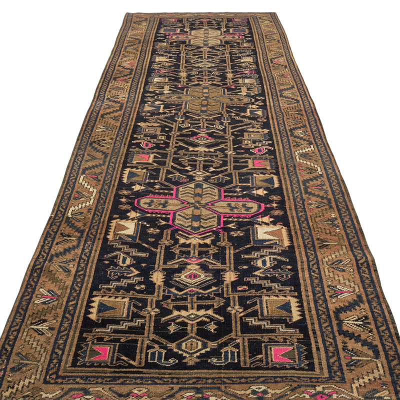 Corredora Anudada a Mano Oriental Vintage - 106 cm x 356 cm - K0084180