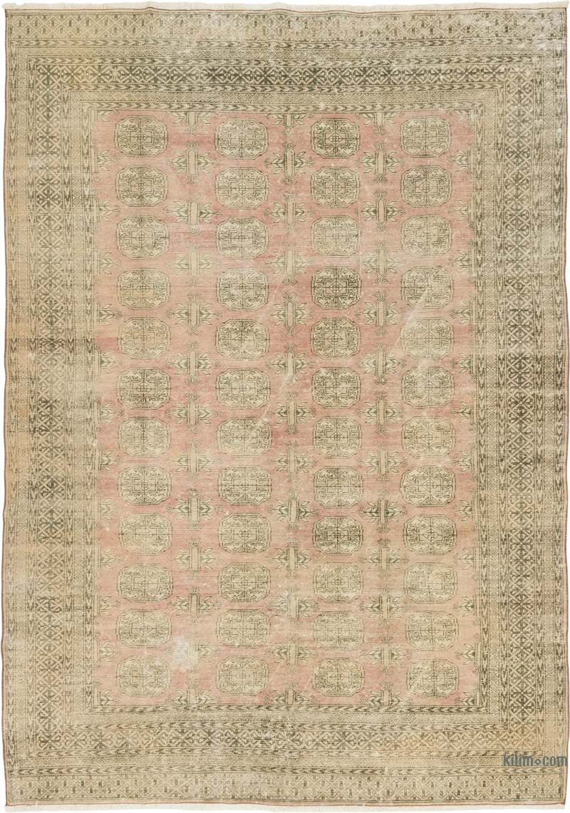 Vintage Turkish Hand-Knotted Rug - 6'  x 8' 6" (72" x 102") - K0084183