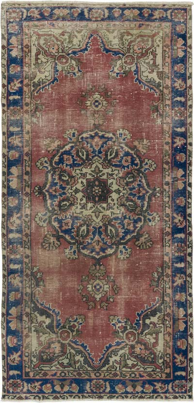 Vintage Turkish Hand-Knotted Rug - 3' 2" x 6' 6" (38" x 78")