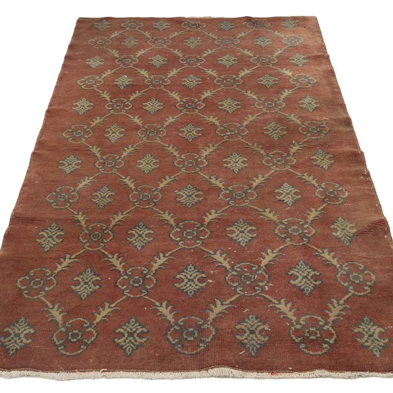 El Dokuma Vintage Halı - 86 cm x 182 cm - K0084186